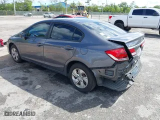 2015 Honda Civic Sedan LX with VIN 19XFB2F59FE119409, listed as a IAAI auction lot 41918479 with 116,895 mi miles. Bid and sale history available at carsss.com. Image 3.