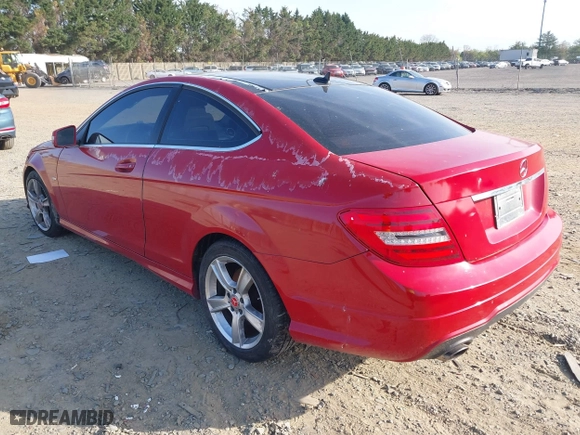 2012 Mercedes-Benz C-Class C 250 with VIN WDDGJ4HB8CF808287, listed as a IAAI auction lot 42036306 with 171,241 mi miles. Bid and sale history available at carsss.com. Image 3.