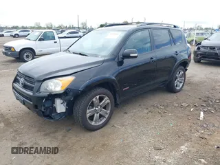 2010 Toyota RAV4 Sport with VIN JTMRF4DV3A5033646, listed as a IAAI auction lot 41915697 with 305,807 mi miles. Bid and sale history available at carsss.com. Image 2.