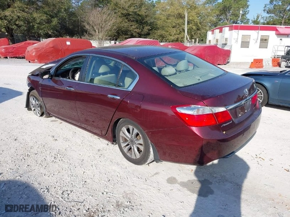 2015 Honda Accord Sedan LX with VIN 1HGCR2F35FA016134, listed as a IAAI auction lot 41745134 with 198,969 mi miles. Bid and sale history available at carsss.com. Image 3.