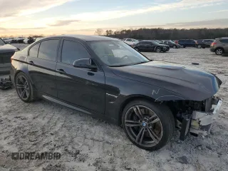 2018 BMW M3 with VIN WBS8M9C51J5J79567, listed as a Copart auction lot 81814643 with 33,364 mi miles. Bid and sale history available at carsss.com. Image 4.