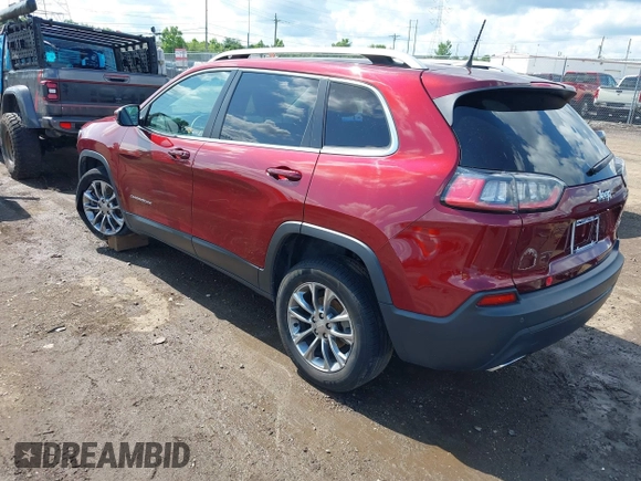 2019 Jeep Cherokee Latitude Plus z VIN 1C4PJLLN2KD147453, wystawiony jako IAAI lot #42552461 z przebiegiem 84 456 mil mil oraz . Historia ofert i sprzedaży dostępna na DreamBid. Obrazek 3.