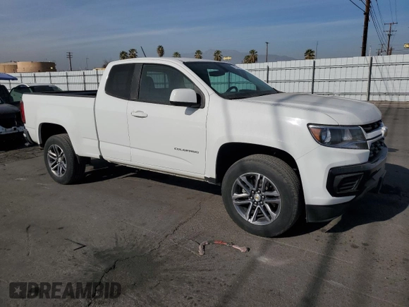 2021 Chevrolet Colorado 2WD Work Truck with VIN 1GCHSBEA5M1253048, listed as a Copart auction lot 87264394 with 23,472 mi miles and Clean title. Bid and sale history available at DreamBid. Image 4.