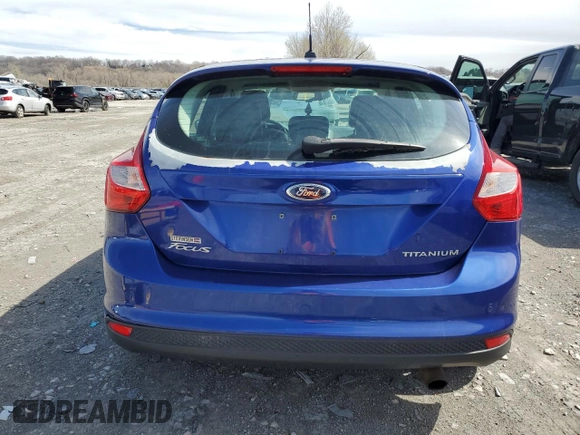 2012 Ford Focus Titanium with VIN 1FAHP3N23CL262467, listed as a Copart auction lot 50095155 with 97,785 mi miles and Salvage Title. Bid and sale history available at carsss.com. Image 6.