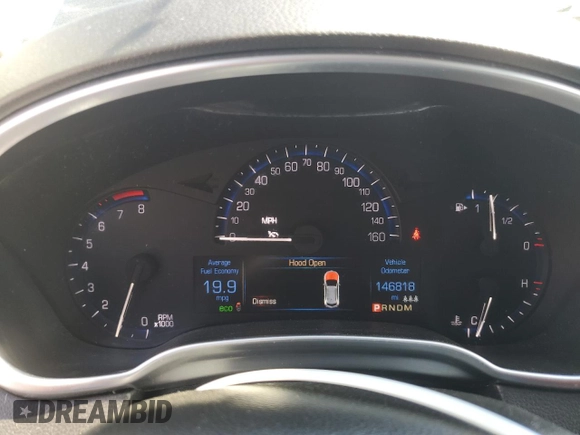 2015 Cadillac SRX Premium Collection with VIN 3GYFNGE30FS634363, listed as a Copart auction lot 57216215 with 146,818 mi miles and Clean title. Bid and sale history available at DreamBid. Image 9.