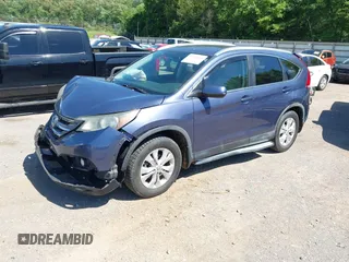 2013 Honda CR-V EX-L with VIN 2HKRM4H73DH634299, listed as a IAAI auction lot 42319666 with 108,689 mi miles and . Bid and sale history available at DreamBid. Image 2.