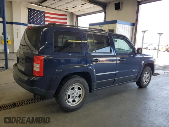 2016 Jeep Patriot Sport SE with VIN 1C4NJPBA6GD792109, listed as a Copart auction lot 59810255 with 125,202 mi miles and Clean title. Bid and sale history available at DreamBid. Image 3.