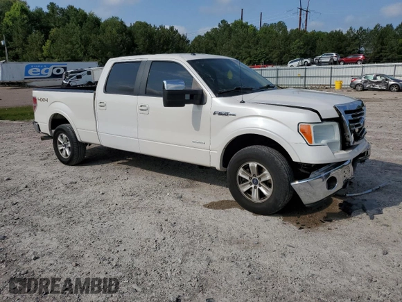 2013 Ford F-150 XL with VIN 1FTFW1ET4DFC54797, listed as a Copart auction lot 59902635 with 168,290 mi miles and Salvage title. Bid and sale history available at DreamBid. Image 4.