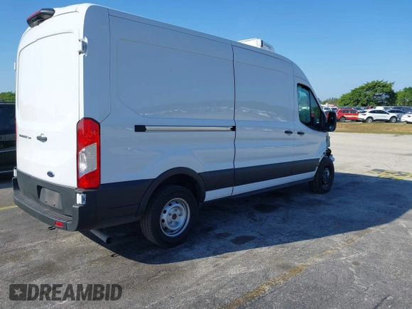 2023 Ford Transit Cargo with VIN 1FTBR1C84PKA64479, listed as a IAAI auction lot 41782267 with 13,412 mi miles. Bid and sale history available at carsss.com. Image 4.