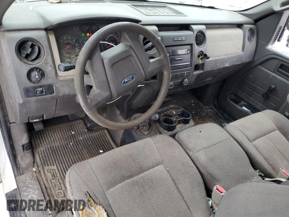 2010 Ford F-150 XL with VIN 1FTMF1EW9AKE40887, listed as a Copart auction lot 87595615 with 161,115 mi miles and Clean Title. Bid and sale history available at DreamBid. Image 8.