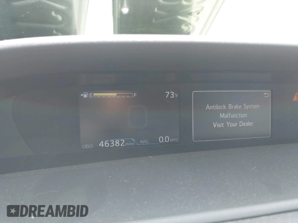 2022 Toyota Prius L Eco with VIN JTDKAMFU7N3154041, listed as a IAAI auction lot 41896210 with 46,382 mi miles and . Bid and sale history available at DreamBid. Image 7.