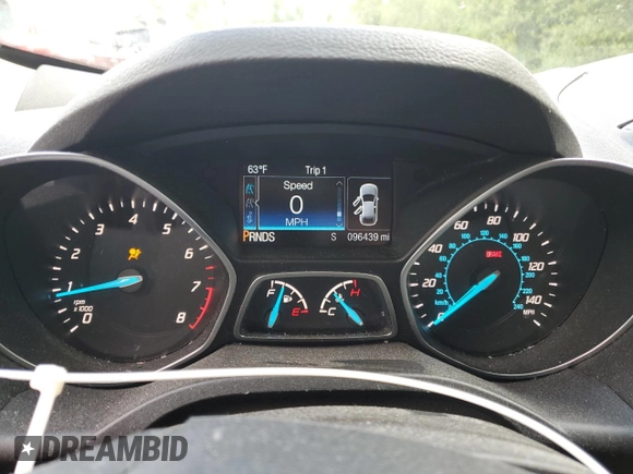2015 Ford Escape Titanium with VIN 1FMCU9J94FUB92166, listed as a Copart auction lot 61371055 with 96,439 mi miles and Salvage title. Bid and sale history available at DreamBid. Image 9.