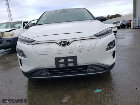 2019 Hyundai Kona Electric SEL with VIN KM8K23AGXKU054865, listed as a Copart auction lot 42518663 with 9,956 mi miles. Bid and sale history available at carsss.com. Image 5.