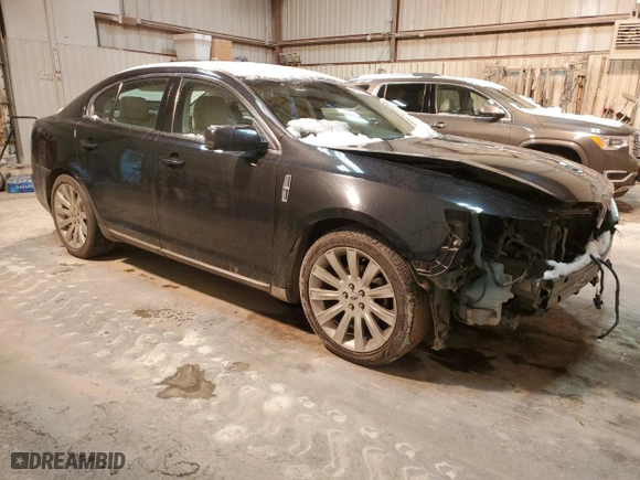 2010 Lincoln MKS with VIN 1LNHL9DR9AG608823, listed as a Copart auction lot 88173215 with 110,329 mi miles and Salvage Title. Bid and sale history available at carsss.com. Image 4.
