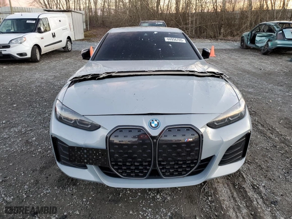 2023 BMW i4 M50 with VIN WBY33AW03PFN52597, listed as a Copart auction lot 44956705 with NaN miles and Salvage Title. Bid and sale history available at carsss.com. Image 5.