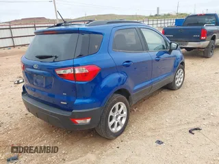 2019 Ford EcoSport SE with VIN MAJ3S2GEXKC308269, listed as a IAAI auction lot 41945806 with 42,506 mi miles and . Bid and sale history available at DreamBid. Image 4.