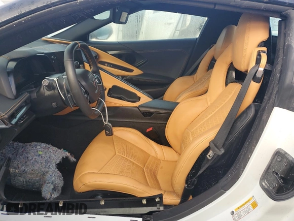 2023 Chevrolet Corvette 2LT with VIN 1G1YB3D44P5123723, listed as a Copart auction lot 74214554 with 0 mi miles and Non Repairable. Bid and sale history available at carsss.com. Image 7.