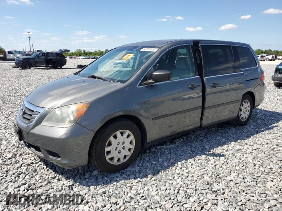 2008 Honda Odyssey LX with VIN 5FNRL38278B040028, listed as a Copart auction lot 52978065 with 255,333 mi miles and Clean Title. Bid and sale history available at carsss.com. Image 1.