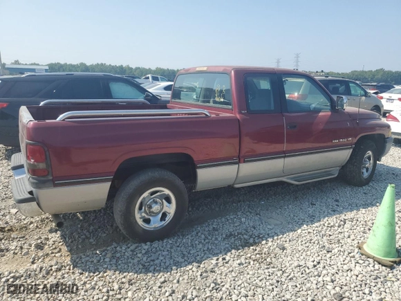 1996 Dodge Ram 1500 with VIN 3B7HC13Y2TG111733, listed as a Copart auction lot 64797443 with 95,567 mi miles and Salvage Title. Bid and sale history available at carsss.com. Image 3.