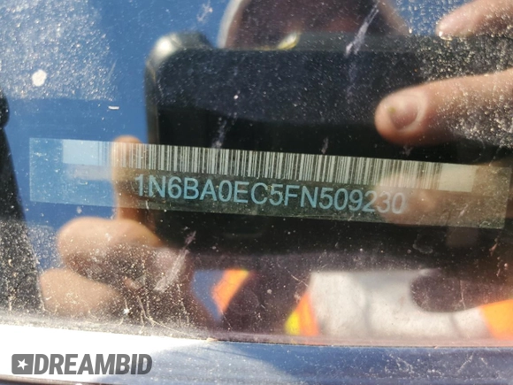 2015 Nissan Titan SL with VIN 1N6BA0EC5FN509230, listed as a Copart auction lot 73983574 with 144,288 mi miles and Salvage Title. Bid and sale history available at carsss.com. Image 13.