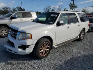 2015 Ford Expedition Max Limited with VIN 1FMJK1KT7FEF07240, listed as a Copart auction lot 84794434 with 191,534 mi miles and Clean Title. Bid and sale history available at carsss.com. Image 1.