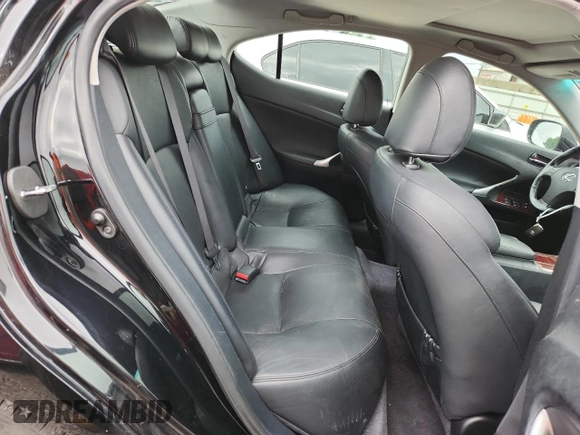 2008 Lexus IS 250 with VIN JTHCK262882023813, listed as a Copart auction lot 64862525 with 212,075 mi miles and Clean title. Bid and sale history available at DreamBid. Image 10.