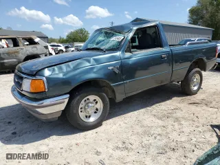 1995 Ford Ranger Splash with VIN 1FTCR10A3SUB11395, listed as a Copart auction lot 50945405 with 146,476 mi miles and Salvage Title. Bid and sale history available at carsss.com. Image 1.
