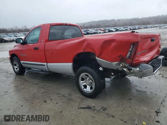 2002 Dodge 1500 with VIN 1D7HA16N12J215625, listed as a Copart auction lot 47137435 with 143,342 mi miles and Salvage title. Bid and sale history available at DreamBid. Image 2.