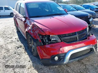2017 Dodge Journey Crossroad Plus with VIN 3C4PDCGB5HT527140, listed as a IAAI auction lot 41276054 with 132,761 mi miles. Bid and sale history available at carsss.com. Image 1.