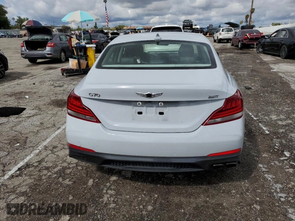 2020 Genesis G70 2.0T with VIN KMTG64LA7LU056492, listed as a Copart auction lot 46338413 with 24,645 mi miles and . Bid and sale history available at DreamBid. Image 6.