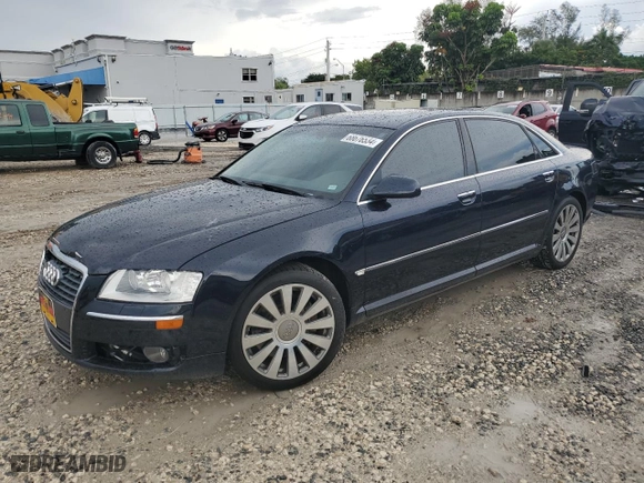 2007 Audi A8 L 4.2L with VIN WAUMV44E67N004015, listed as a Copart auction lot 68676534 with 118,112 mi miles and Salvage Title. Bid and sale history available at carsss.com. Image 1.