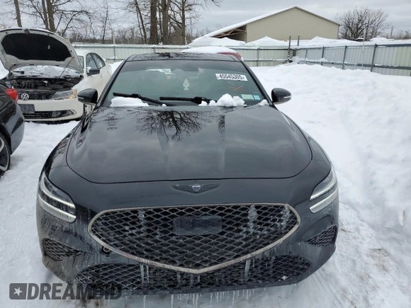 2023 Genesis G70 3.3T with VIN KMTG54TE5PU122081, listed as a Copart auction lot 45545305 with 17,674 mi miles and Salvage Title. Bid and sale history available at DreamBid. Image 5.