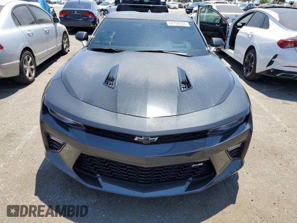 2018 Chevrolet Camaro 2SS with VIN 1G1FG1R75J0187287, listed as a Copart auction lot 64708634 with 78,736 mi miles and Salvage title. Bid and sale history available at DreamBid. Image 5.