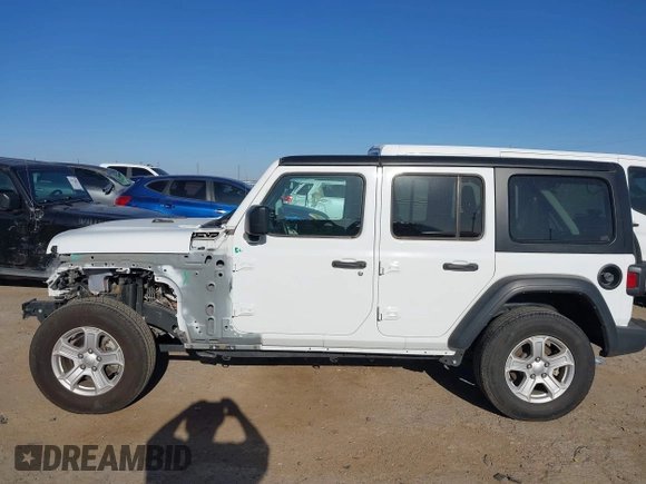 2023 Jeep Wrangler Willys with VIN 1C4HJXDN5PW574731, listed as a IAAI auction lot 42282665 with 68,163 mi miles and . Bid and sale history available at DreamBid. Image 15.
