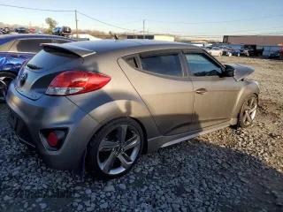 2013 Hyundai Veloster Turbo with VIN KMHTC6AE7DU178970, listed as a Copart auction lot 84644364 with 78,900 mi miles and Salvage title. Bid and sale history available at DreamBid. Image 3.