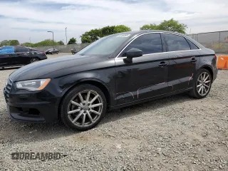 2015 Audi A3 Premium Plus with VIN WAUCCGFFXF1004887, listed as a Copart auction lot 56166895 with 140,022 mi miles and Salvage title. Bid and sale history available at DreamBid. Image 1.