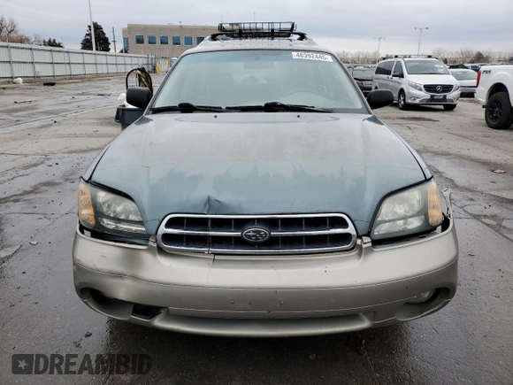 2002 Subaru Legacy Outback with VIN 4S3BH665826662609, listed as a Copart auction lot 48392445 with 198,448 mi miles and Salvage title. Bid and sale history available at DreamBid. Image 5.