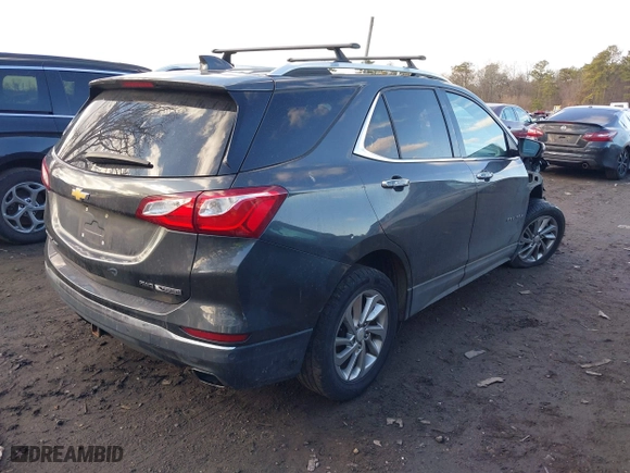2018 Chevrolet Equinox Premier with VIN 2GNAXWEX0J6182291, listed as a IAAI auction lot 41653542 with 93,011 mi miles. Bid and sale history available at carsss.com. Image 4.