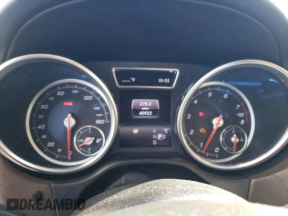 2018 Mercedes-Benz GLS with VIN 4JGDF6EE4JB156874, listed as a Copart auction lot 38914333 with 40,922 mi miles. Bid and sale history available at carsss.com. Image 9.