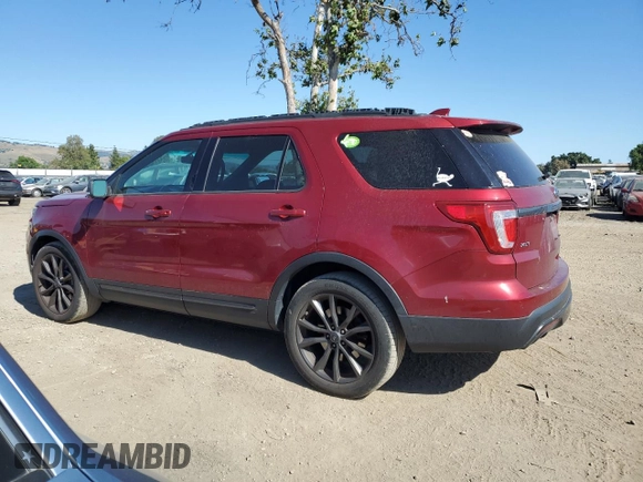 2017 Ford Explorer XLT with VIN 1FM5K7D83HGB66469, listed as a Copart auction lot 55516724 with 169,584 mi miles and Salvage Title. Bid and sale history available at DreamBid. Image 2.