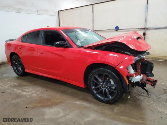 2022 Dodge Charger GT with VIN 2C3CDXMG2NH270579, listed as a Copart auction lot 61936634 with 38,358 mi miles and Non Repairable. Bid and sale history available at carsss.com. Image 4.