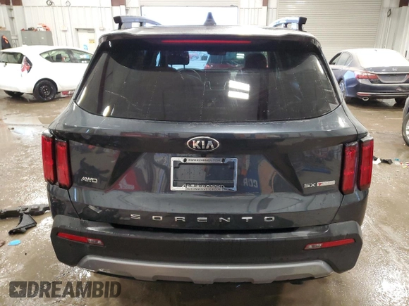2021 Kia Sorento SX Prestige X-Line with VIN 5XYRKDLF0MG032651, listed as a Copart auction lot 85738784 with 67,914 mi miles and Salvage Title. Bid and sale history available at carsss.com. Image 6.