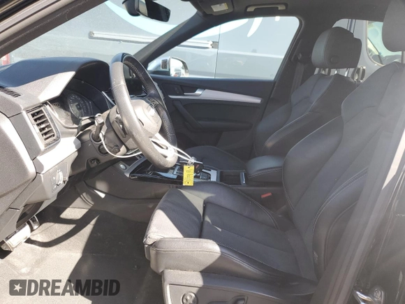 2021 Audi SQ5 Premium Plus with VIN WA1A4AFY2M2043965, listed as a Copart auction lot 45873223 with 24,430 mi miles. Bid and sale history available at carsss.com. Image 7.