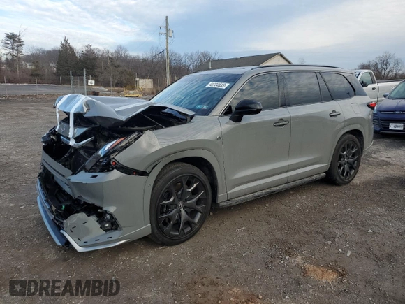 2024 Lexus TX 500h F Sport Premium z VIN 5TDABAB64RS005119, wystawiony jako Copart lot #43784535 z przebiegiem 13 688 mil mil oraz Szkoda całkowita • Salvage title. Historia ofert i sprzedaży dostępna na DreamBid. Obrazek 1.
