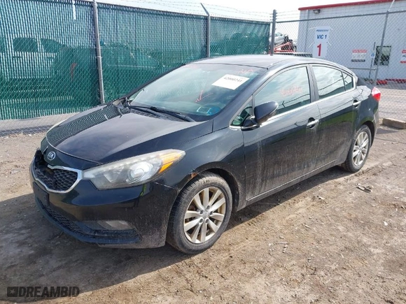 2014 Kia Forte EX with VIN KNAFX4A83E5140813, listed as a IAAI auction lot 42000241 with 201,912 mi miles. Bid and sale history available at carsss.com. Image 2.