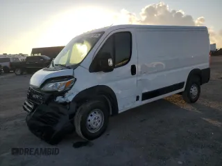 2023 Ram ProMaster Cargo with VIN 3C6LRVAG7PE585146, listed as a Copart auction lot 71391784 with 2,872 mi miles and Salvage Title. Bid and sale history available at DreamBid. Image 1.