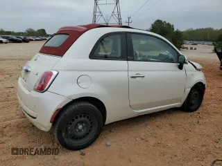 2012 FIAT 500 Pop with VIN 3C3CFFDR3CT127070, listed as a Copart auction lot 51525715 with 98,754 mi miles and Salvage Title. Bid and sale history available at carsss.com. Image 3.