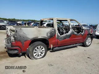 2022 Chevrolet Silverado 1500 Custom with VIN 1GCPWBEK4NZ236768, listed as a Copart auction lot 53791165 with Not Provided miles and Non Repairable. Bid and sale history available at DreamBid. Image 3.