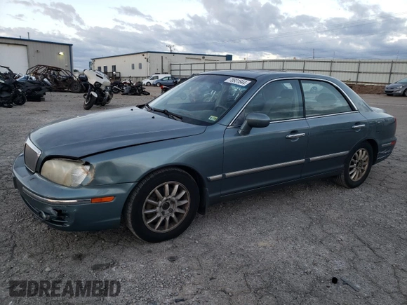 2005 Hyundai XG z VIN KMHFU45E15A377458, wystawiony jako Copart lot #78931844 z przebiegiem 230 852 mil mil oraz Szkoda całkowita • Salvage title. Historia ofert i sprzedaży dostępna na DreamBid. Obrazek 1.