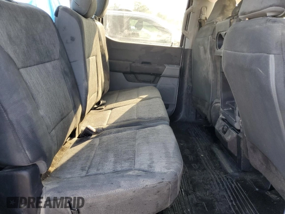 2023 Ford F-250 XL with VIN 1FT7W2BT0PEC14967, listed as a Copart auction lot 58661045 with 42,979 mi miles and Salvage title. Bid and sale history available at DreamBid. Image 10.